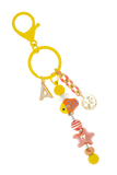 INITIAL - SUMMER BEAD KEYCHAIN
