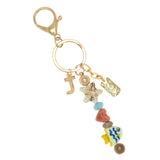 INITIAL - SUMMER BEAD KEYCHAIN