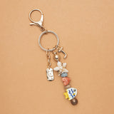 INITIAL - SUMMER BEAD KEYCHAIN