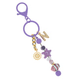 INITIAL - SUMMER BEACH KEYCHAIN