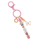 INITIAL - SUMMER BEACH KEYCHAIN