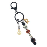 INITIAL - SUMMER BEACH KEYCHAIN