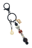 INITIAL - SUMMER BEACH KEYCHAIN