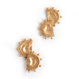 GOLD INFINITY STUD EARRINGS [FW24]