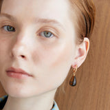 TIGER EYE C-HOOK EARRINGS [FW24-D]