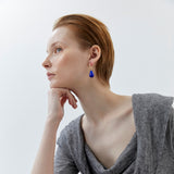 LAPIS C-HOOK EARRINGS [FW24-D]