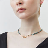 UNAKITE MIX BEAD ARRAY NECKLACE [FW24-D]