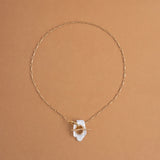 WHITE PEARL GOLD NECKLACE [FW24-D]