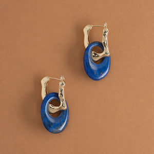 LAPIS DISC EARRINGS [FW24-D]