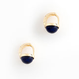 LAPIS LAZULI JELLY STUD EARRINGS [FW24-D]