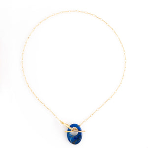 LAPIS PENDANT NECKLACE [FW24-D]
