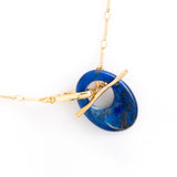 LAPIS PENDANT NECKLACE [FW24-D]