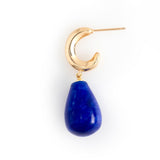 LAPIS C-HOOK EARRINGS [FW24-D]