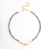 UNAKITE MIX BEAD ARRAY NECKLACE [FW24-D]