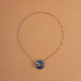 SODALITE DISC PENDANT NECKLACE [FW24-D]