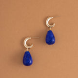 LAPIS C-HOOK EARRINGS [FW24-D]