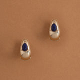 LAPIS HUGGIE EARRINGS [FW24-D]