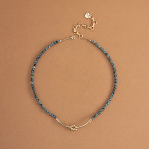 UNAKITE MIX BEAD ARRAY NECKLACE [FW24-D]