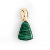 MALACHITE CONE DROP EARRINGS [FW24]