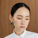 DALMATIAN AGATE GEOMETRICAL EARRINGS [FW24]