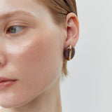 UNAKITE GOLD BEAN EARRINGS [FW24]