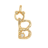 CRARM ALPHABET AND PEARL "B"(SMALL SIZE)