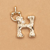 CRARM ALPHABET AND PEARL "H"(SMALL SIZE)
