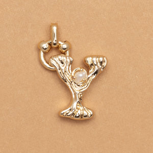 CHARM ALPHABET AND PEARL "Y"(SMALL SIZE)