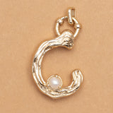 CRARM ALPHABET AND PEARL "C"(BIG SIZE)