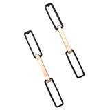 TWOTONE GRACE DROP EARRINGS