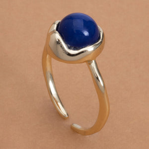LAPIS GOLD RING