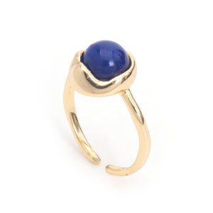 LAPIS GOLD RING