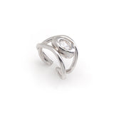 SILVER PEARL RING