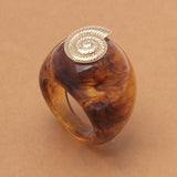 AMBER GILDED BAND RING (PRE-ORDER TAKES 15 DAYS) (Copy)