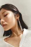 TRIPLE CRYSTAL BALL EARRINGS