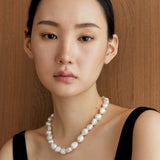 CHUNKY SINGLE STRAND CLASSIC PEARL NECKLACE