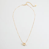 DELICATE SHELL CHARM GOLD NECKLACE