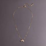 DELICATE SHELL CHARM GOLD NECKLACE