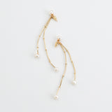 TWIN PEARL DROP EARRINGS