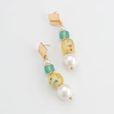 MULTI-STONE DROP EARRINGS