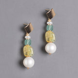 MULTI-STONE DROP EARRINGS