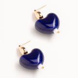 LAPIS LAZULI CLASSIC BEAD EARRINGS