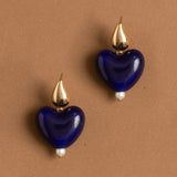 LAPIS LAZULI CLASSIC BEAD EARRINGS