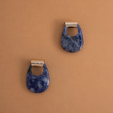 SODALITE GEOMETRICAL EARRINGS [FW24]