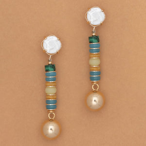 SUNSET BEADS DROP EARRINGS