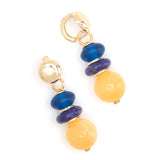 MIXED CRYSTAL DROP EARRINGS
