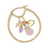 ETERNAL LOVE ROSE QUARTZ DROP EARRINGS