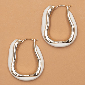 SIAM HARMONY WHITE DROP EARRINGS (PRE ORDER 30 DAY)