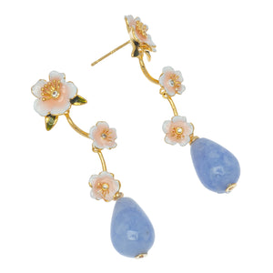 BLUE LACE BLOOM EARRINGS (PRE-ORDER TAKES 15 DAYS)