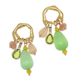 MIXED STONE SUMMER BLOOM EARRINGS (PRE-ORDER TAKES 15 DAYS)